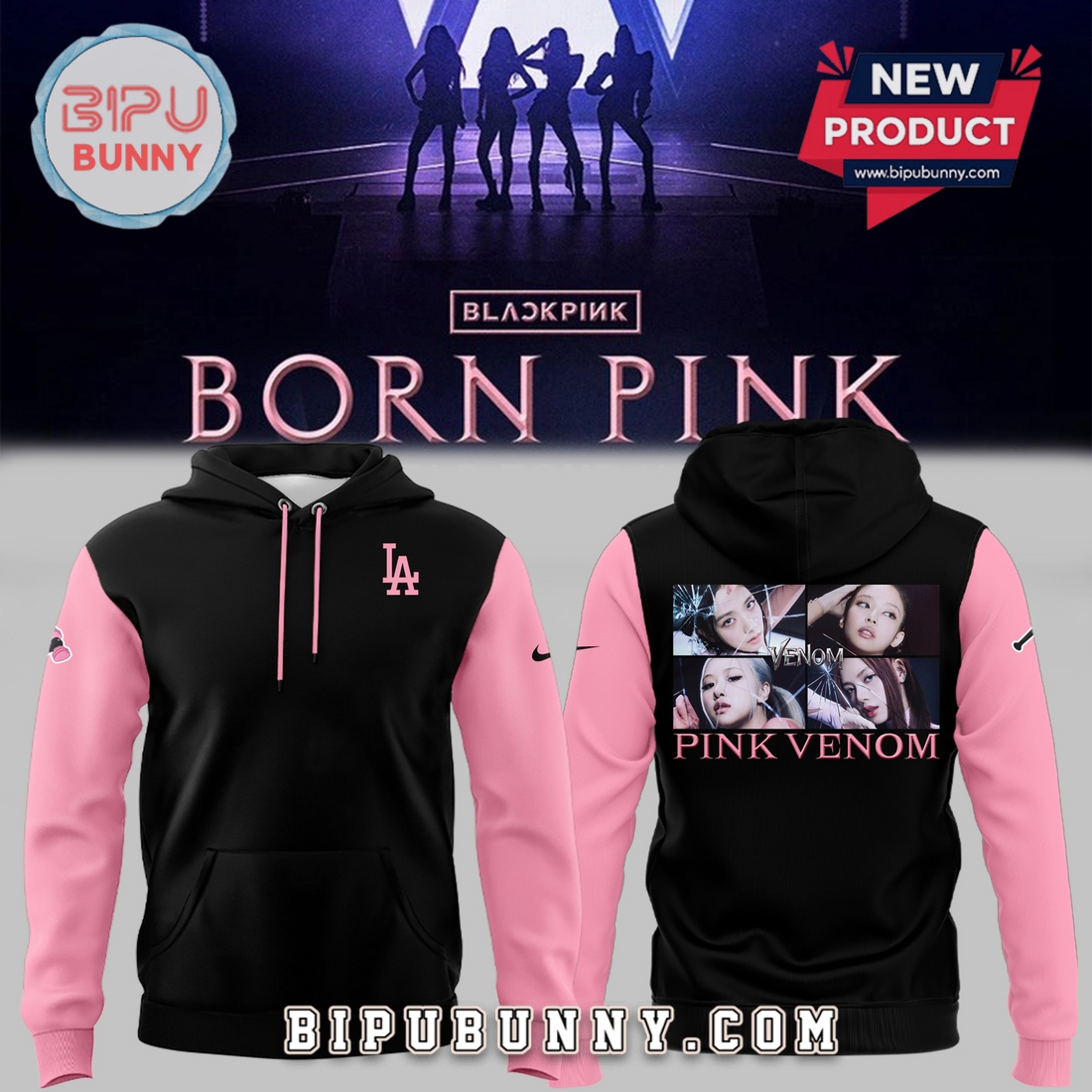 LA Dodgers x Blackpink World Tour Hoodie 2025 LA Dodgers x Blackpink World Tour Hoodie 2025