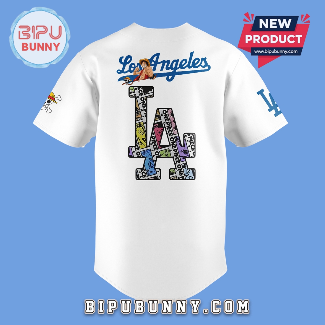 Los Angeles Dodgers x One Piece Special Edition Baseball Jersey Los Angeles Dodgers x One Piece Special Edition Baseball Jersey