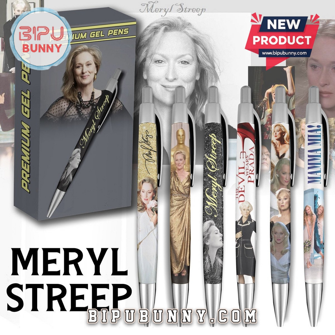 Meryl Streep Premium Gel Pens Meryl Streep Premium Gel Pens