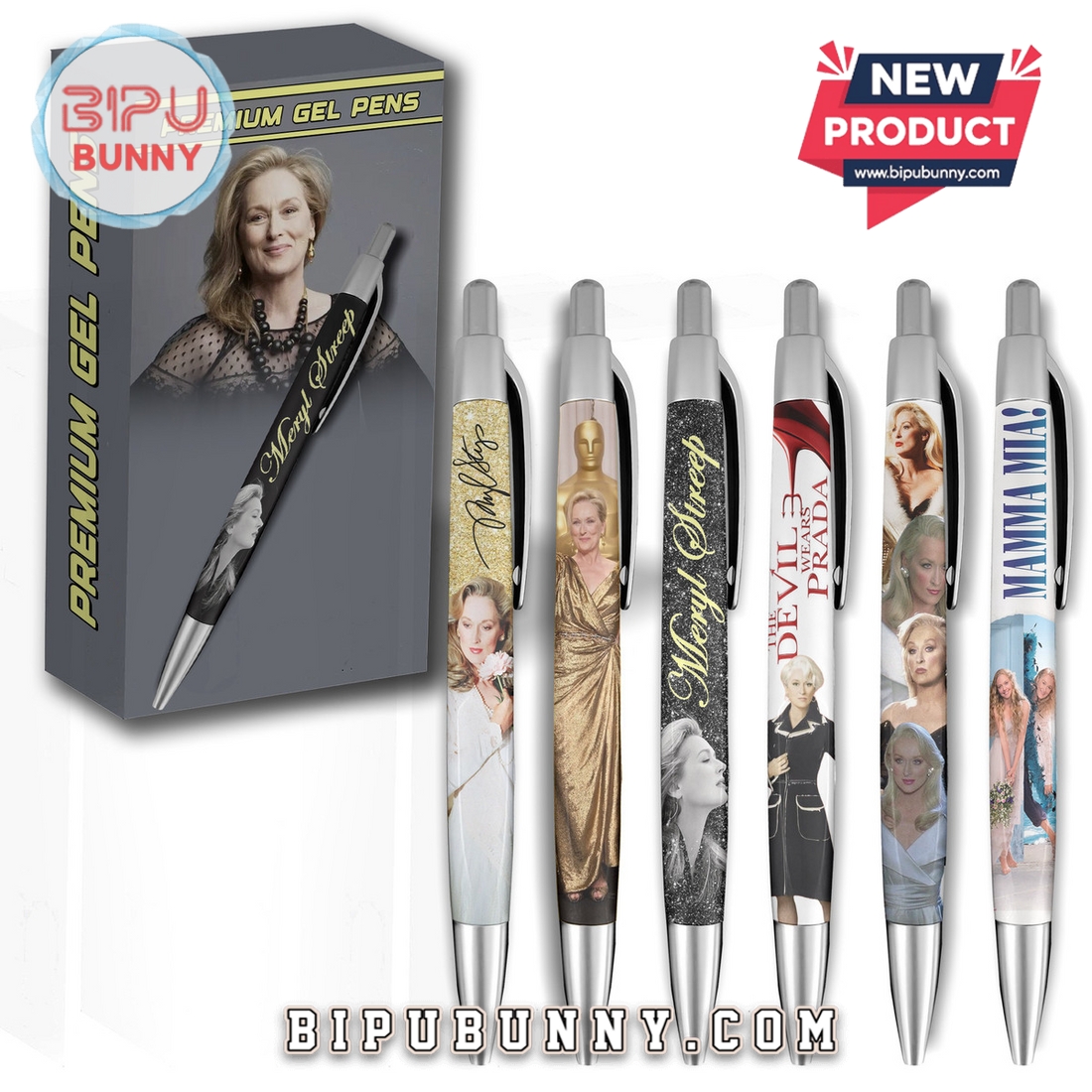 Meryl Streep Premium Gel Pens Meryl Streep Premium Gel Pens