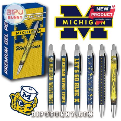 Michigan Wolverines Football Premium Gel Pens