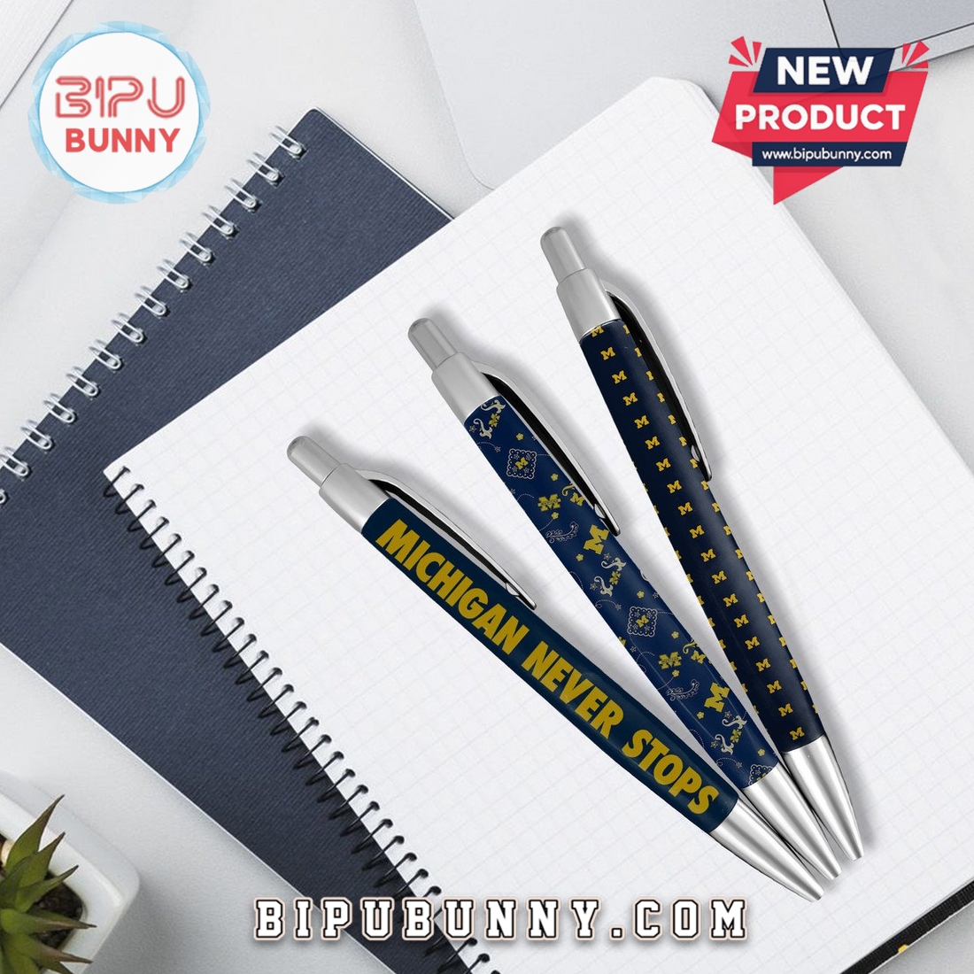 Michigan Wolverines Football Premium Gel Pens Michigan Wolverines Football Premium Gel Pens