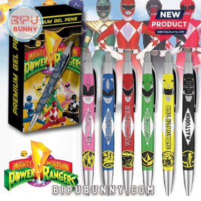 Mighty Morphin Power Rangers Premium Gel Pens