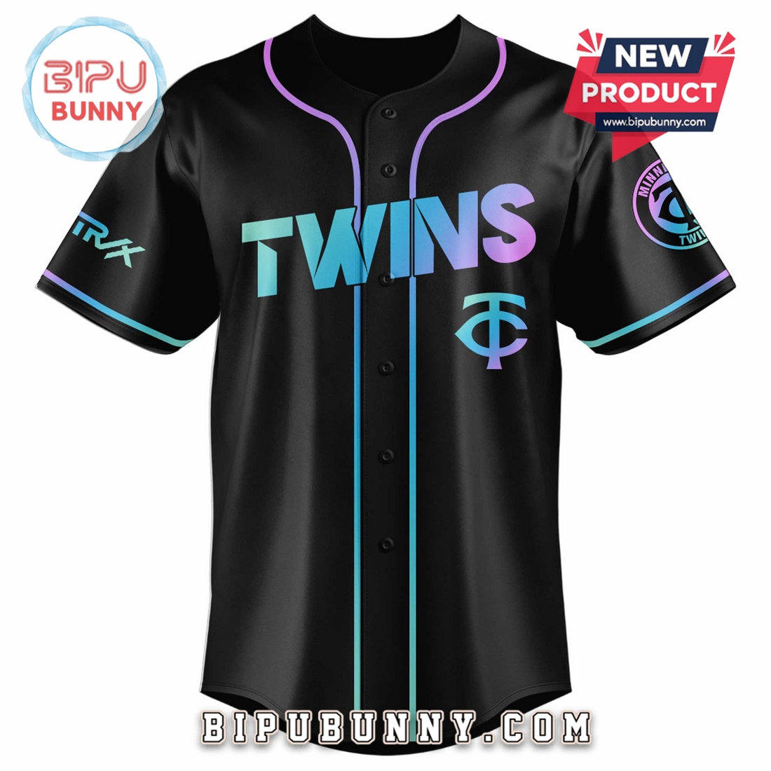 Minnesota Twins MLB x KPop Demon Hunters Baseball Jersey Minnesota Twins MLB x KPop Demon Hunters Baseball Jersey
