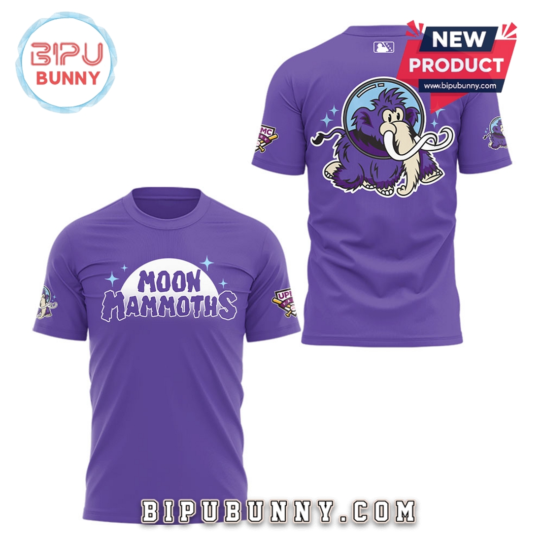 Moon Mammoths 2025 Season Purple Hoodie Moon Mammoths 2025 Season Purple Hoodie