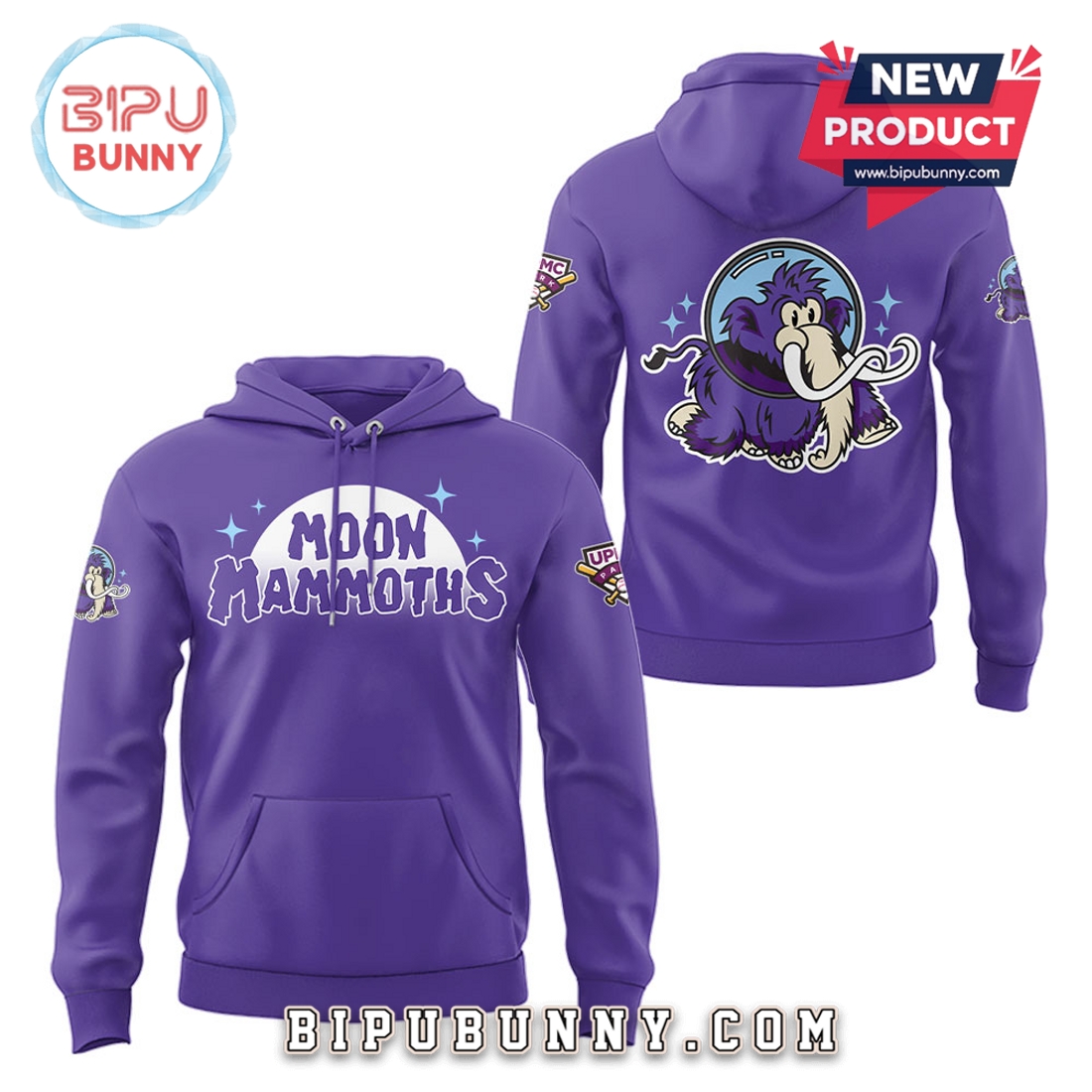 Moon Mammoths 2025 Season Purple Hoodie And Pants Moon Mammoths 2025 Season Purple Hoodie And Pants