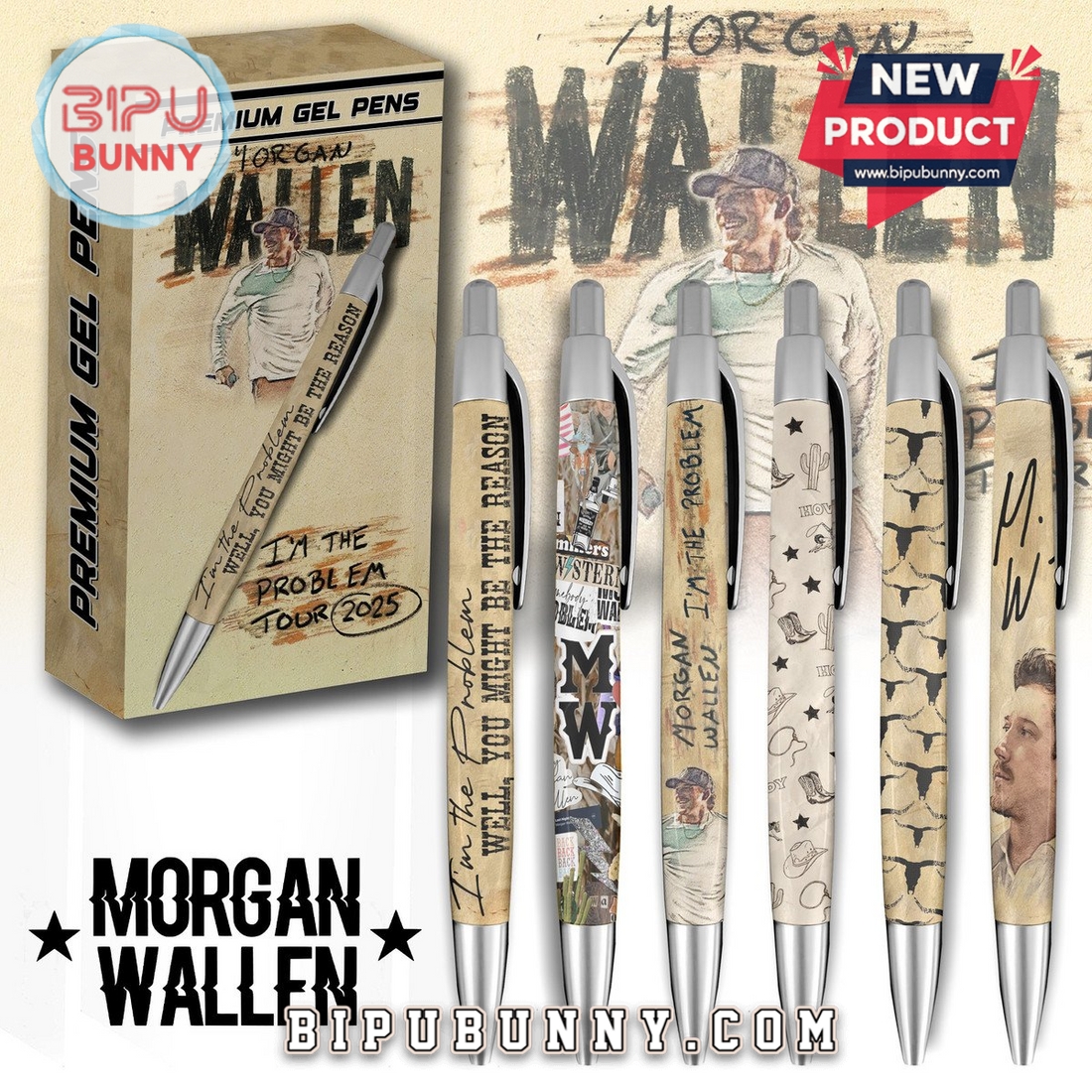 Morgan Wallen Premium Gel Pens Morgan Wallen Premium Gel Pens