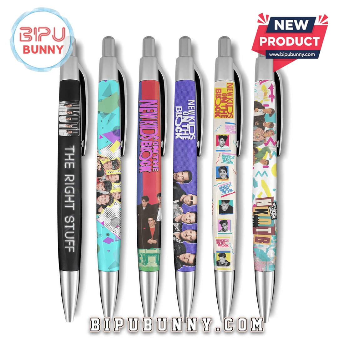 New Kids On The Block Premium Gel Pens New Kids On The Block Premium Gel Pens