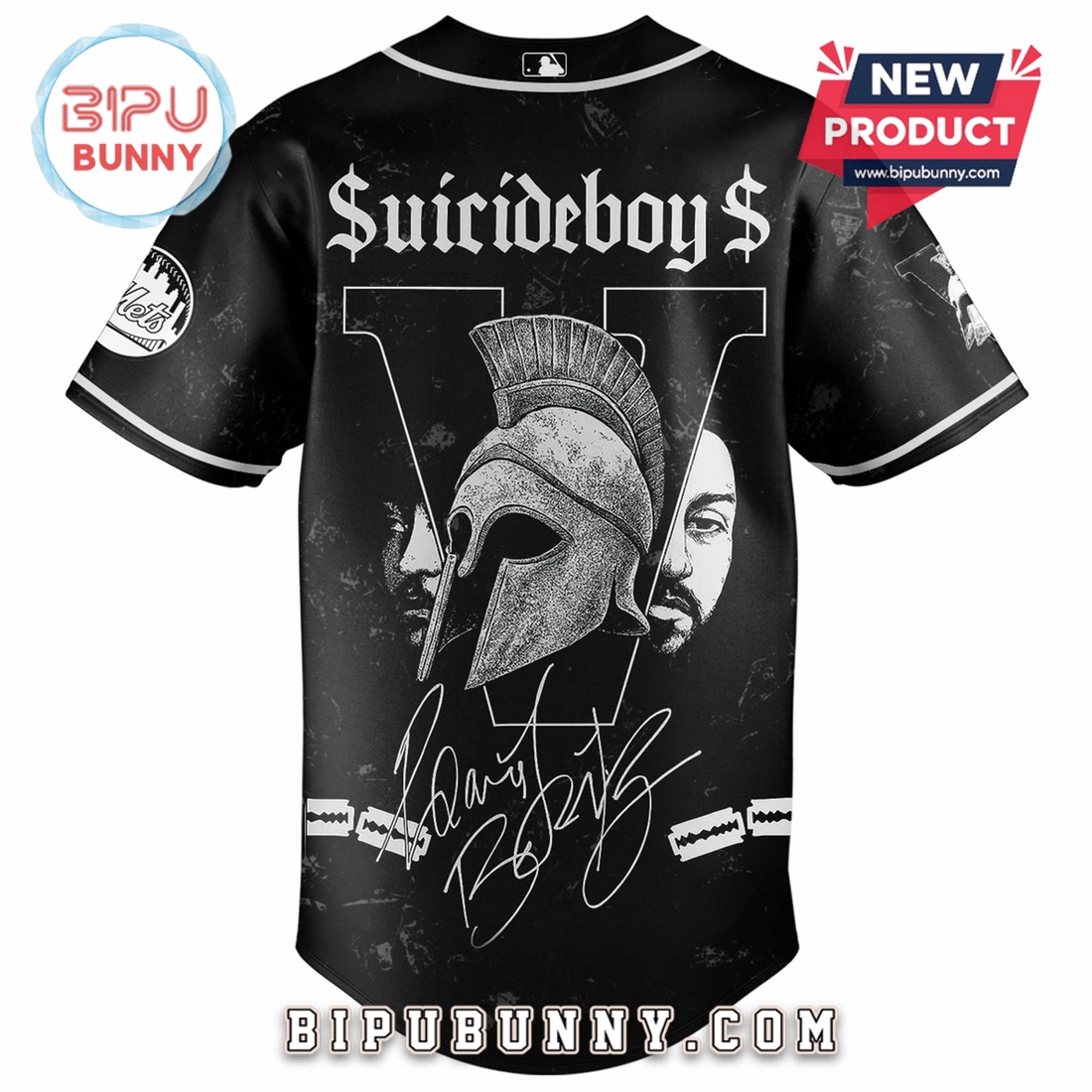 New York Mets MLB Suicideboys 2025 Baseball Jersey New York Mets MLB Suicideboys 2025 Baseball Jersey