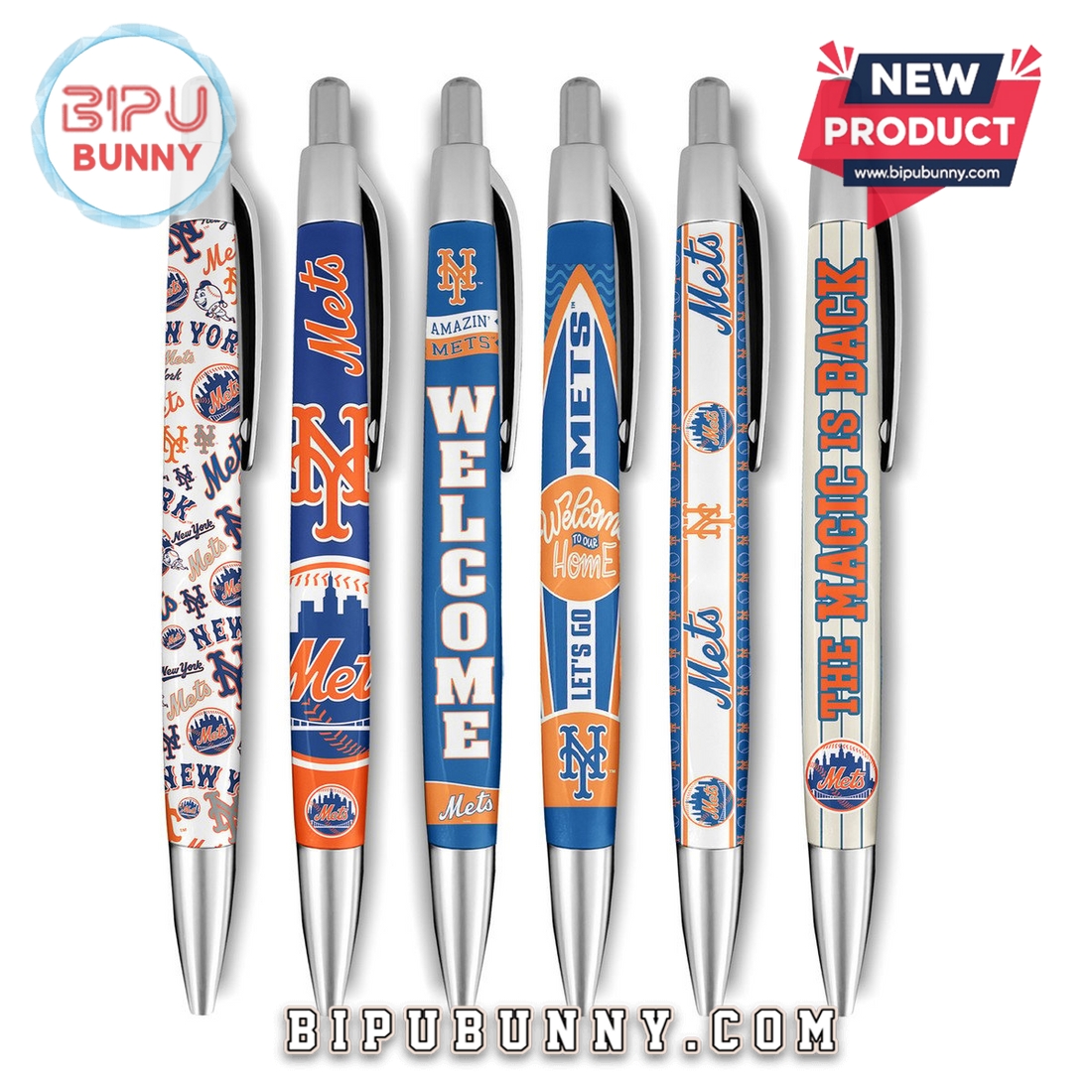 New York Mets Premium Gel Pens New York Mets Premium Gel Pens