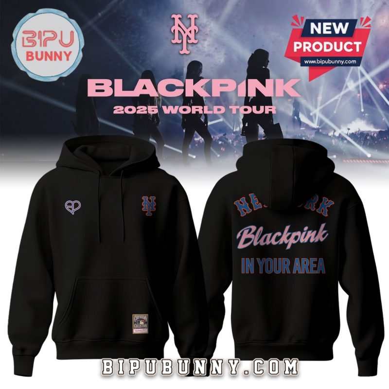 New York Mets x Blackpink 2025 World Tour Hoodie And Pants - Top