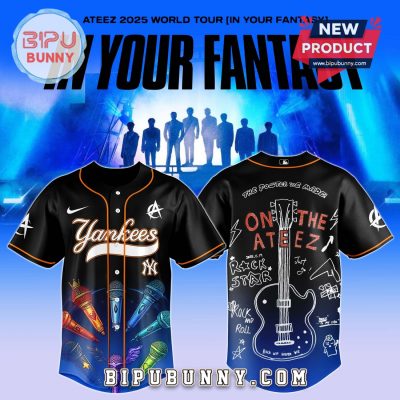 New York Yankees MLB x ATEEZ 2025 World Tour Baseball Jersey
