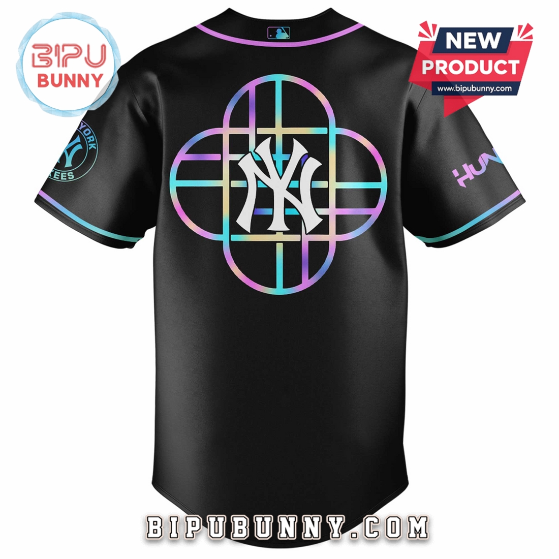 New York Yankees MLB x KPop Demon Hunters Baseball Jersey New York Yankees MLB x KPop Demon Hunters Baseball Jersey