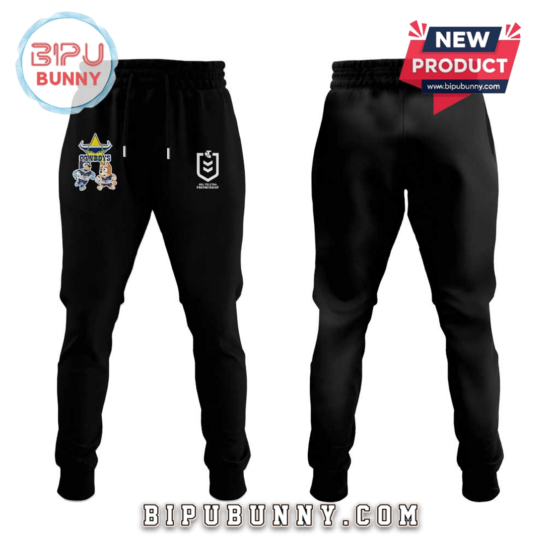 NQ Cowboys 2025 Bluey and Bingo Hoodie And Pants NQ Cowboys 2025 Bluey and Bingo Hoodie And Pants