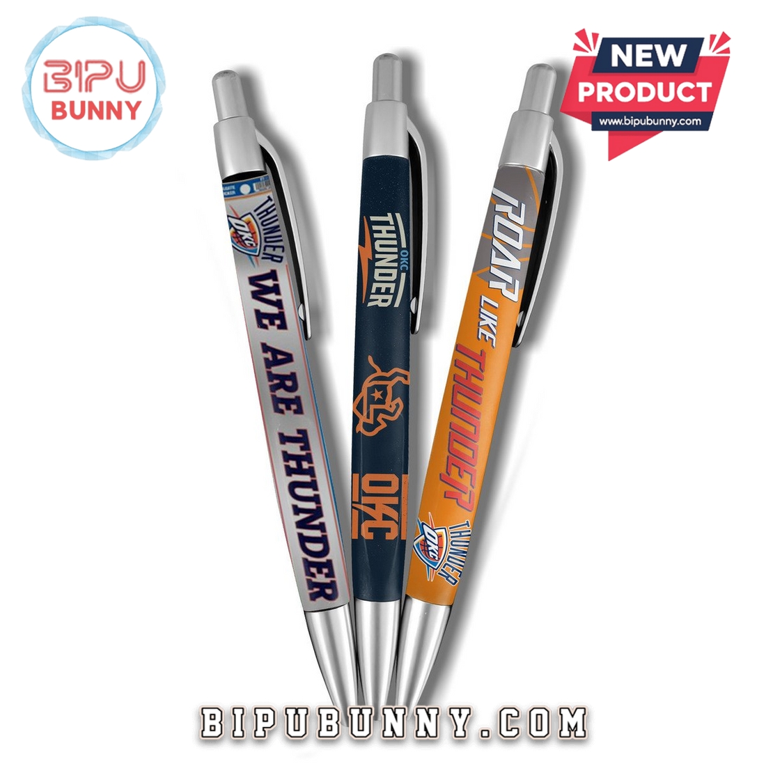 Oklahoma City Thunder Premium Gel Pens Oklahoma City Thunder Premium Gel Pens