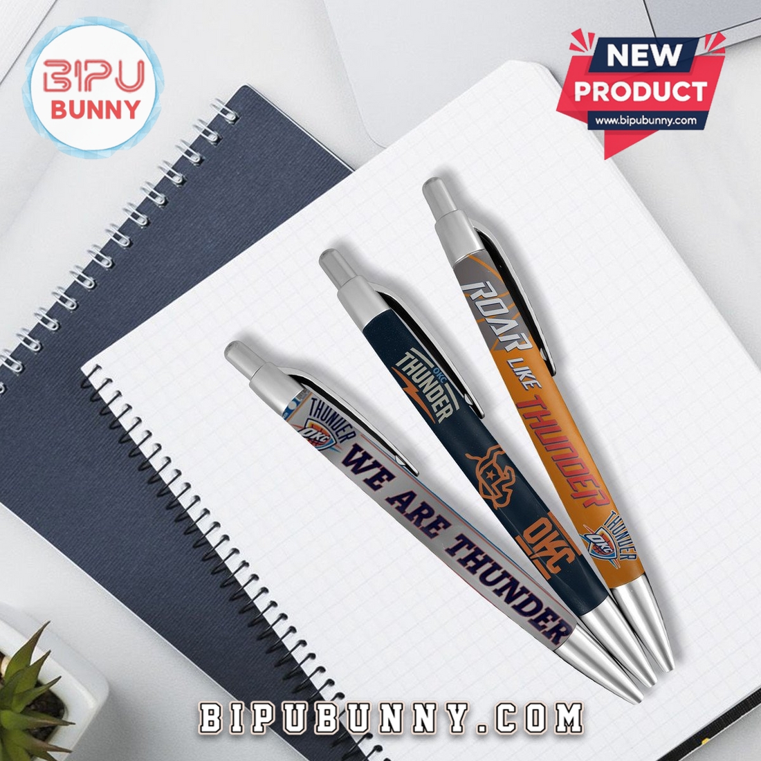 Oklahoma City Thunder Premium Gel Pens Oklahoma City Thunder Premium Gel Pens