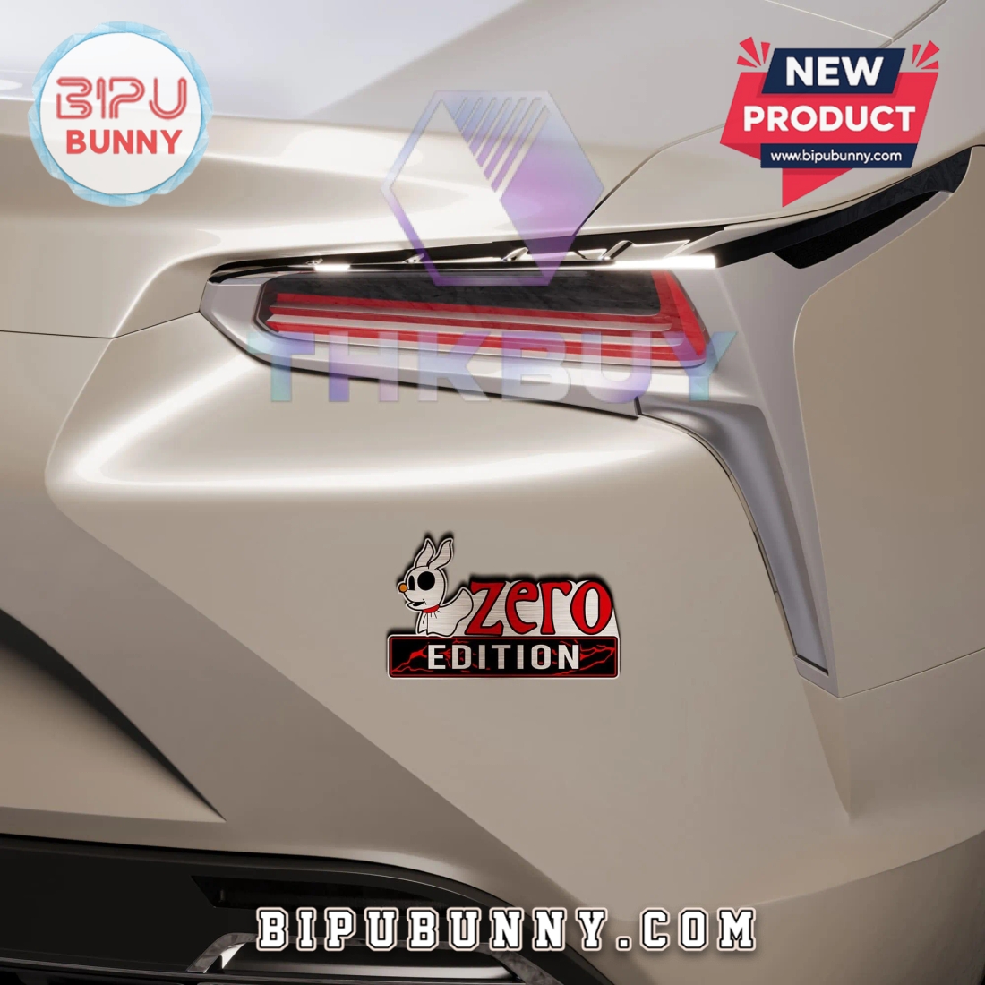 Personalized Zero Edition Laser Engraved Car Badge Personalized Zero Edition Laser Engraved Car Badge