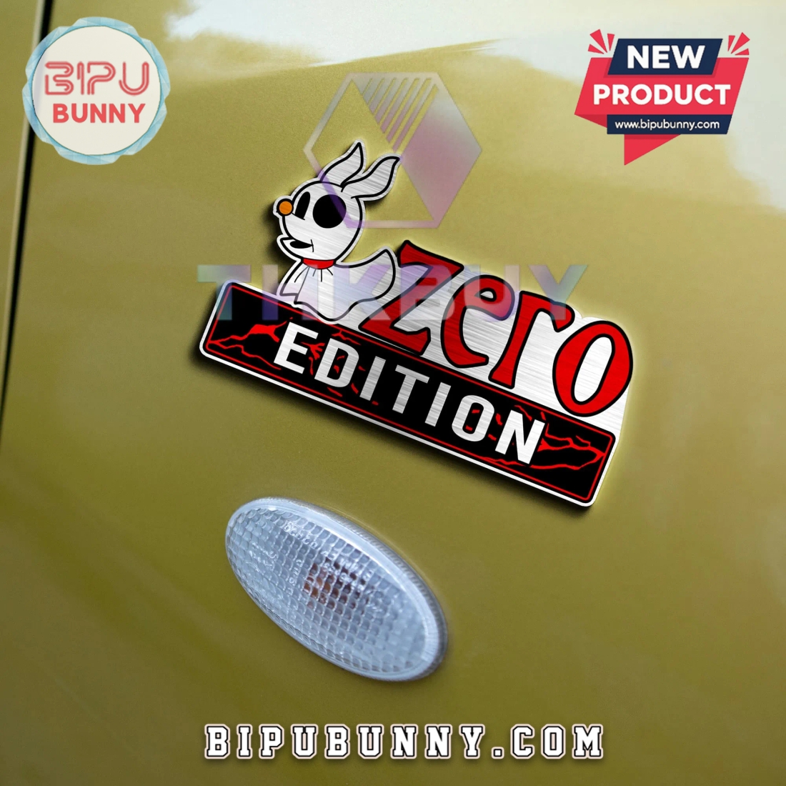 Personalized Zero Edition Laser Engraved Car Badge Personalized Zero Edition Laser Engraved Car Badge