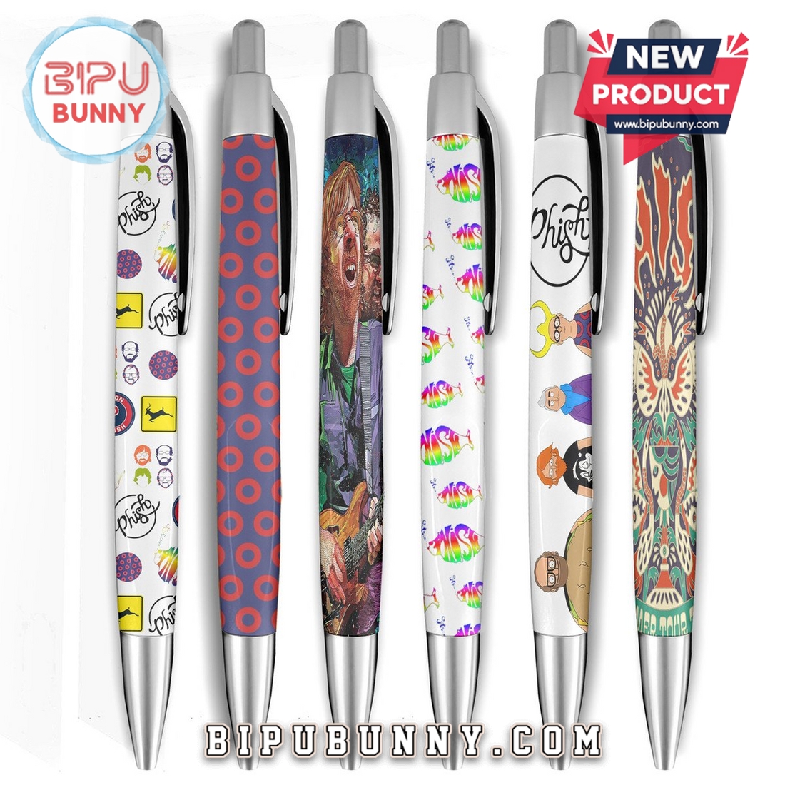 Phish Band Full Styles Premium Gel Pens Phish Band Full Styles Premium Gel Pens