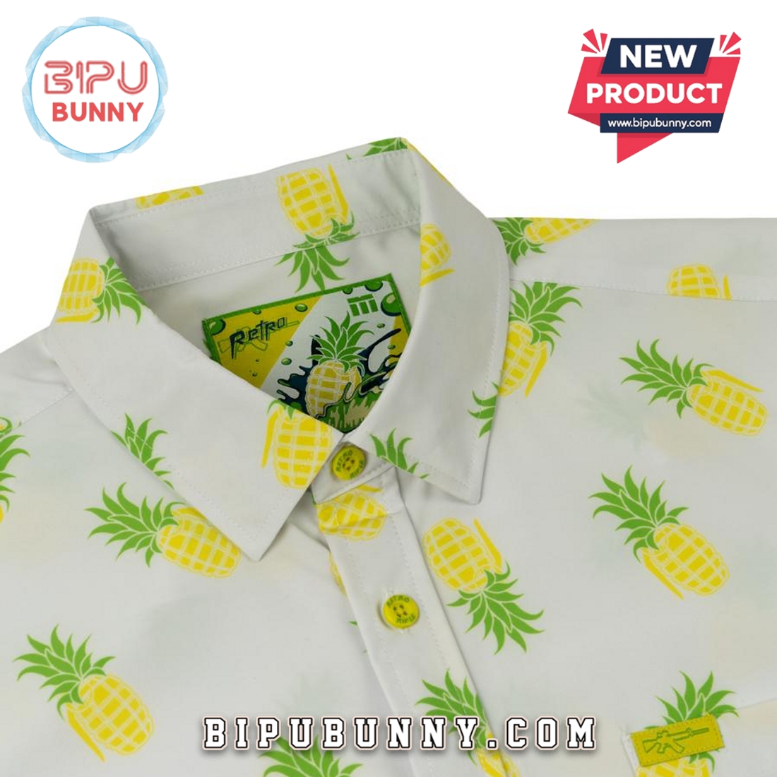 Pineapple Grenade Hawaiian Aloha Shirt Pineapple Grenade Hawaiian Aloha Shirt