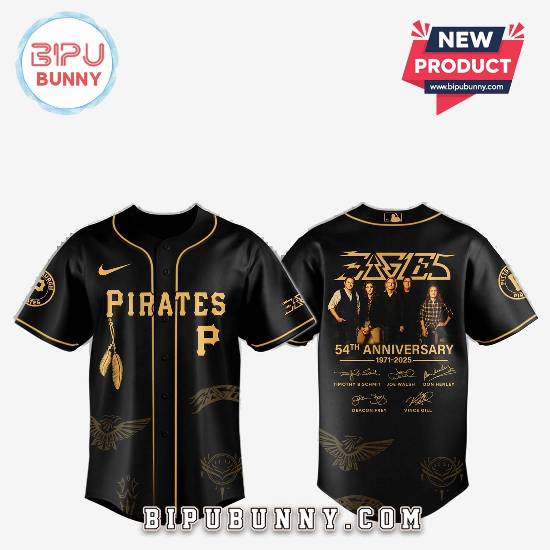 Pittsburgh Pirates MLB x Eagles Band Music 2025 Baseball Jersey Pittsburgh Pirates MLB x Eagles Band Music 2025 Baseball Jersey