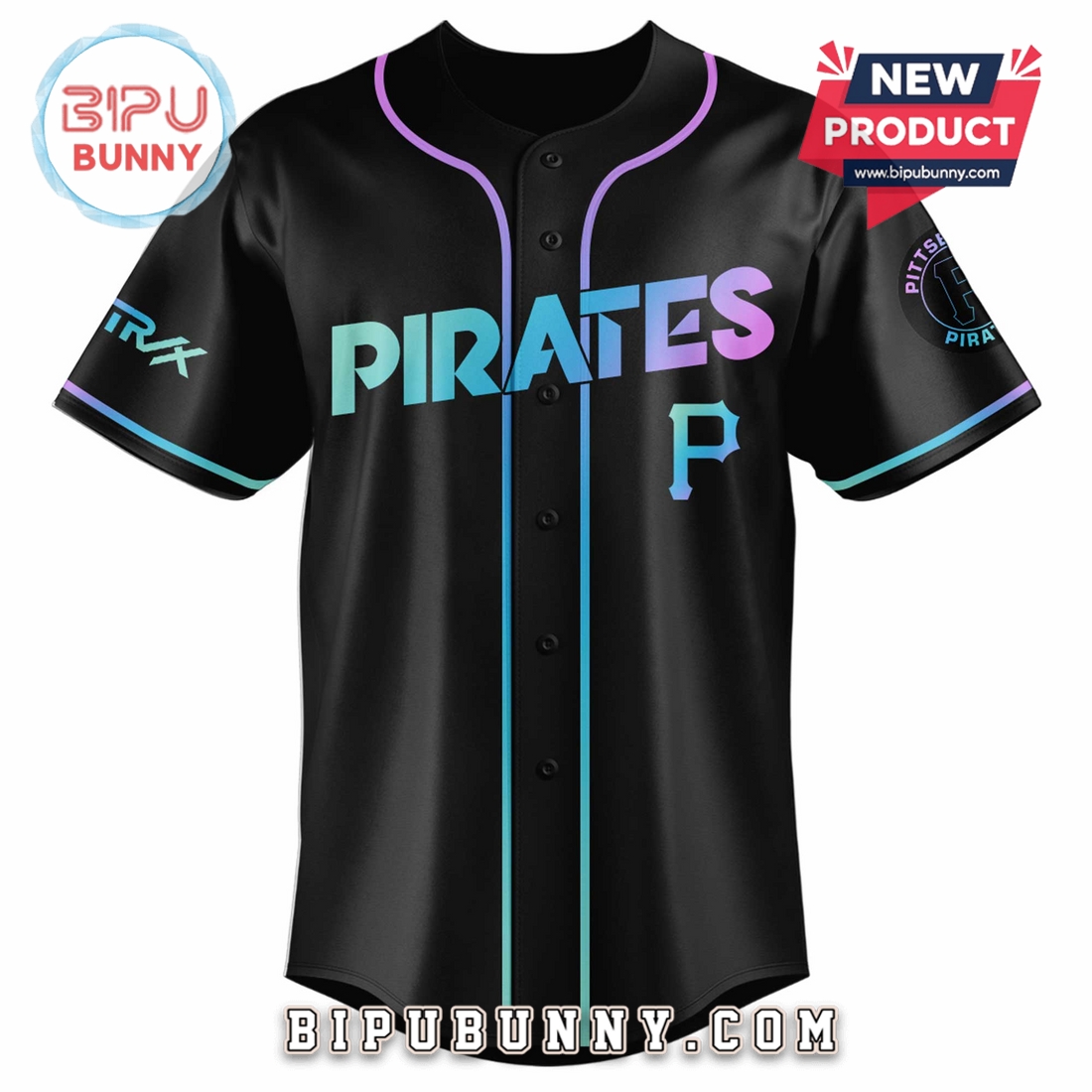 Pittsburgh Pirates MLB x KPop Demon Hunters Baseball Jersey Pittsburgh Pirates MLB x KPop Demon Hunters Baseball Jersey