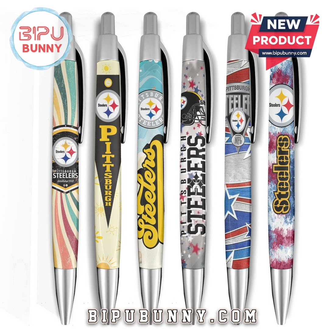 Pittsburgh Steelers Premium Gel Pens Pittsburgh Steelers Premium Gel Pens