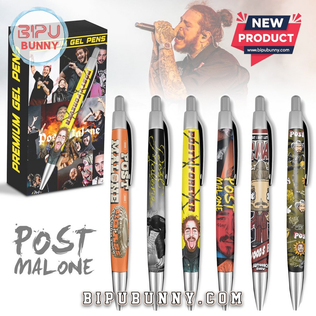 Post Malone Premium Gel Pens Post Malone Premium Gel Pens