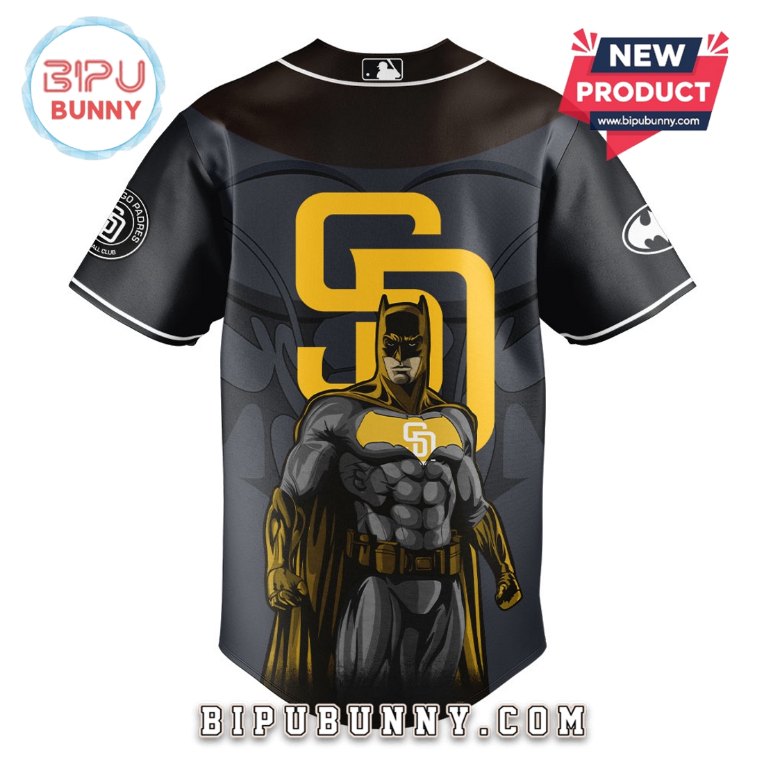 San Diego Padres x The Batman Baseball Jersey San Diego Padres x The Batman Baseball Jersey