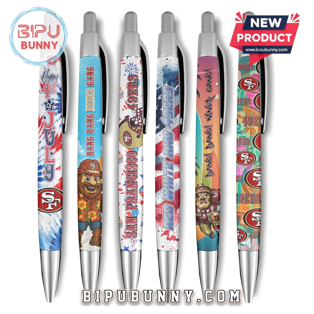 San Francisco 49ers Premium Gel Pens San Francisco 49ers Premium Gel Pens