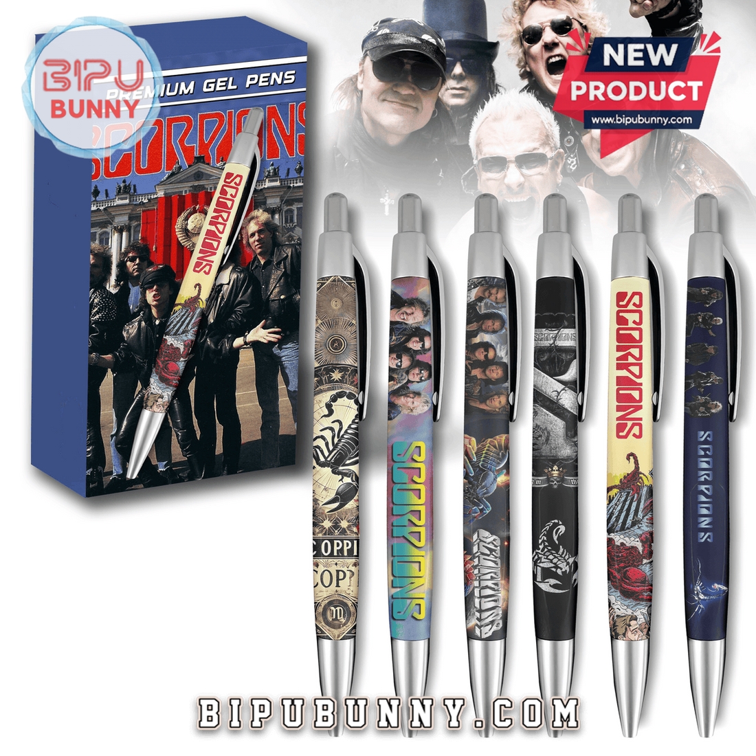 Scorpions Premium Gel Pens Scorpions Premium Gel Pens