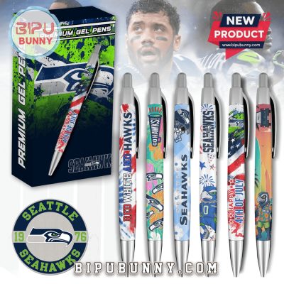 Seattle Seahawks Football Premium Gel Pens