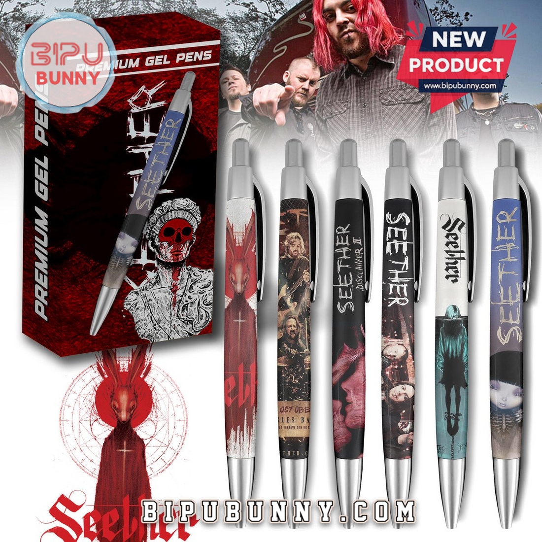 Seether Full Styles Premium Gel Pens Seether Full Styles Premium Gel Pens