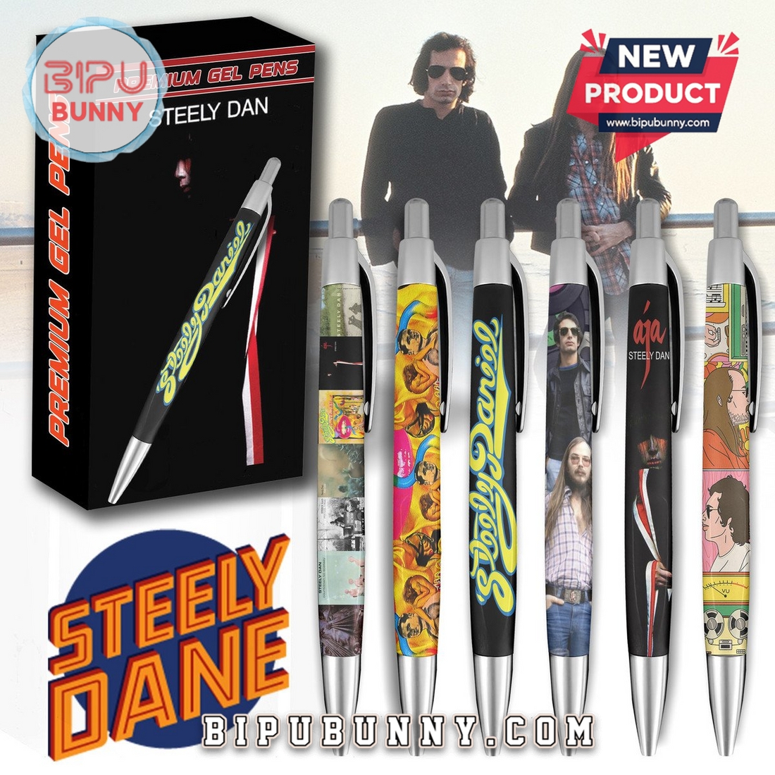 Steely Dan Premium Gel Pens Steely Dan Premium Gel Pens