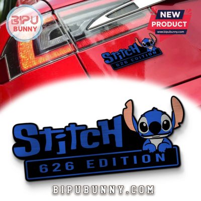 Stitch Experiment 626 Edition Laser Engraved Car Badge