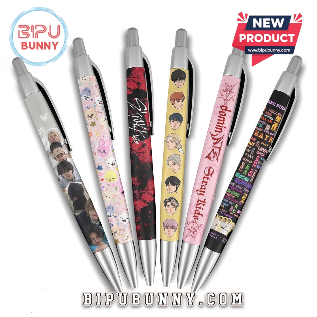 Stray Kids Full Styles Premium Gel Pens Stray Kids Full Styles Premium Gel Pens