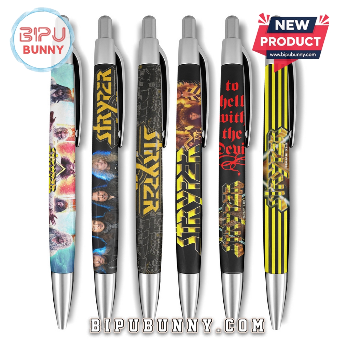Stryper Band Premium Gel Pens Stryper Band Premium Gel Pens