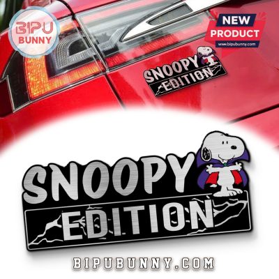 Supernatural Snoopy Edition Laser Engraved Car Badge