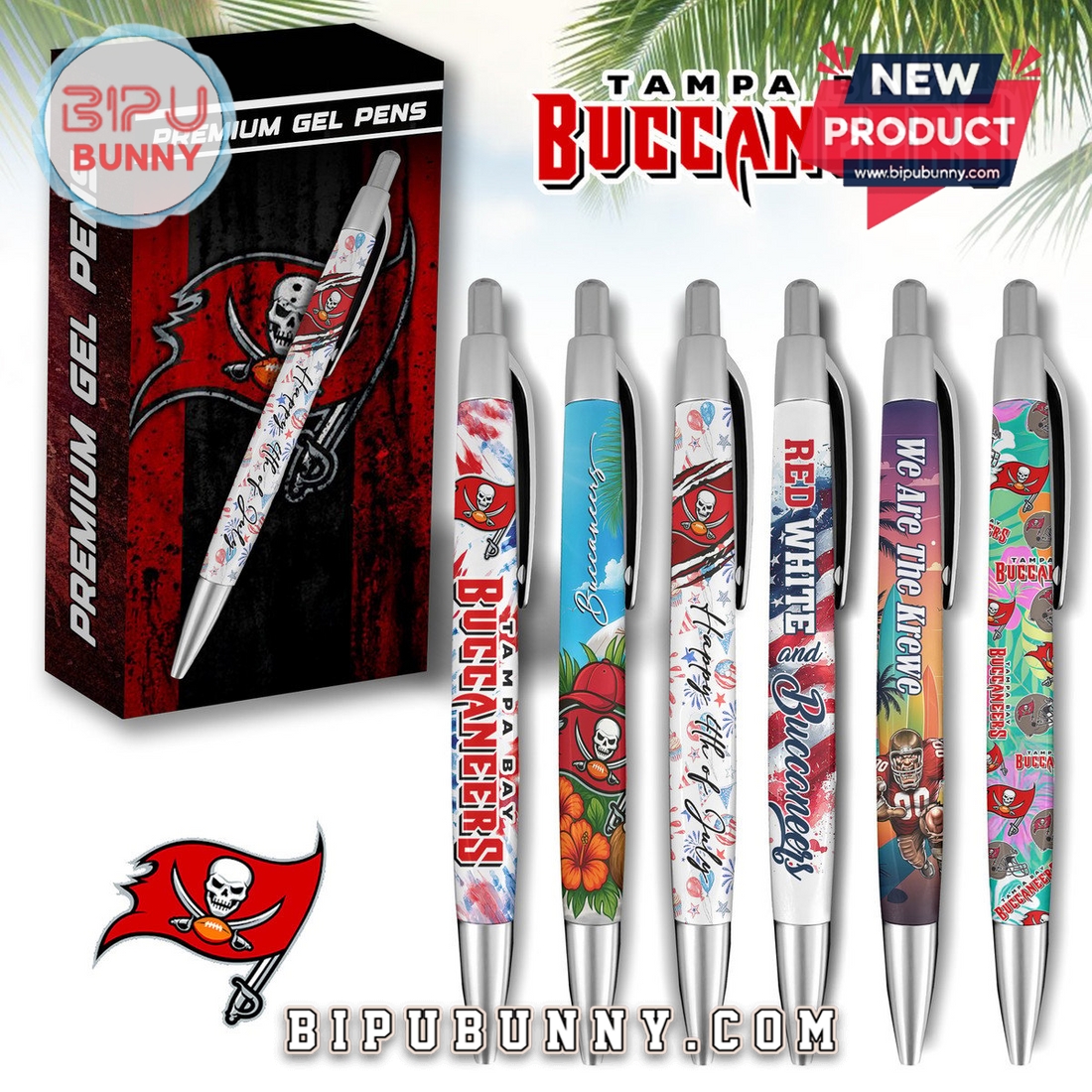 Tampa Bay Buccaneers Premium Gel Pens Tampa Bay Buccaneers Premium Gel Pens