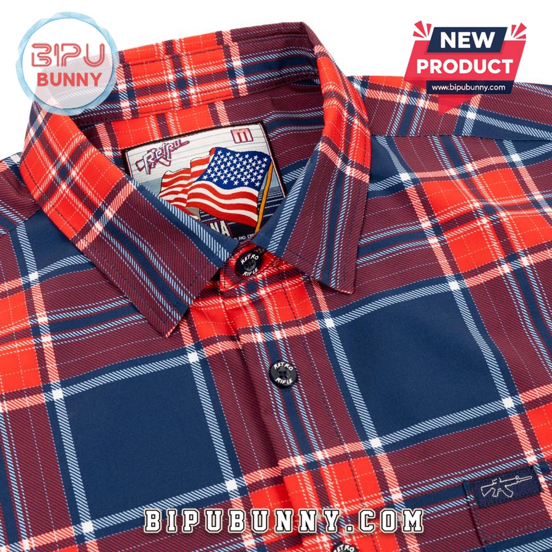 The Americana Hawaiian Aloha Shirt The Americana Hawaiian Aloha Shirt