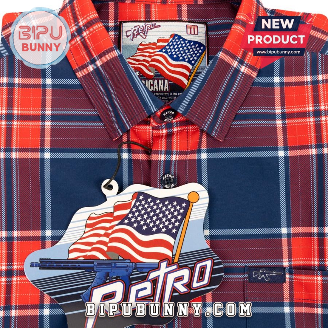 The Americana Hawaiian Aloha Shirt The Americana Hawaiian Aloha Shirt