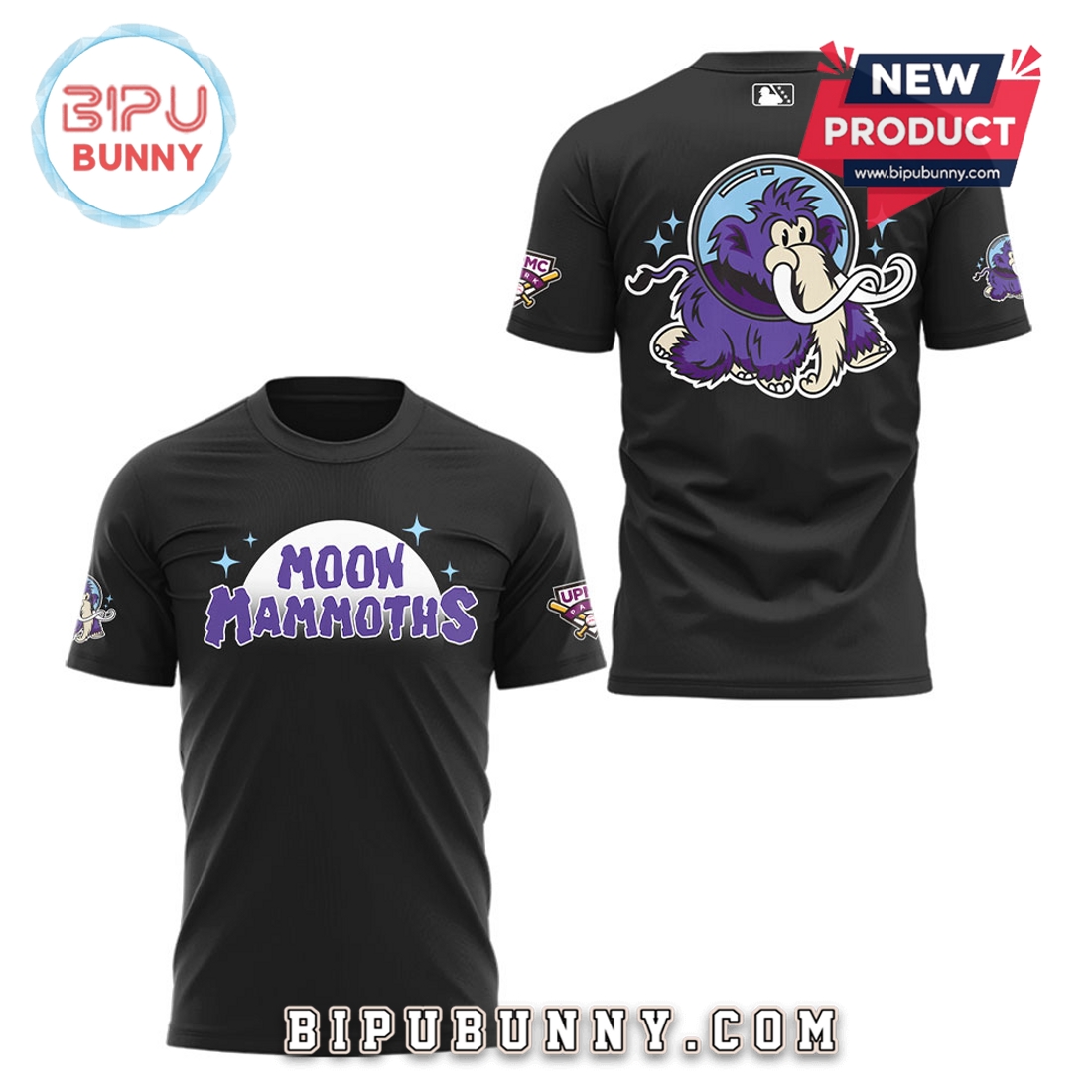 The Erie Moon Mammoths Black Limited Edition Hoodie The Erie Moon Mammoths Black Limited Edition Hoodie