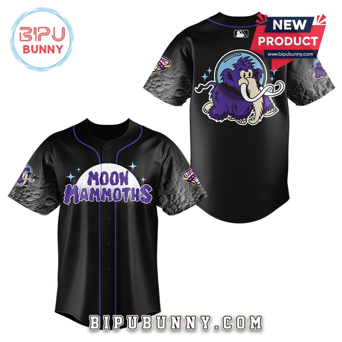 The Erie Moon Mammoths Black Limited Edition Jersey The Erie Moon Mammoths Black Limited Edition Jersey