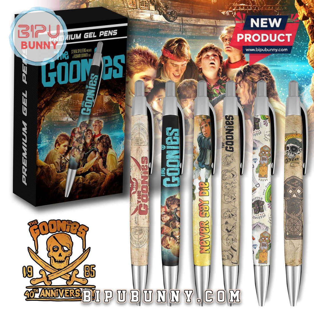 The Goonies 40th Anniversary Premium Gel Pens The Goonies 40th Anniversary Premium Gel Pens