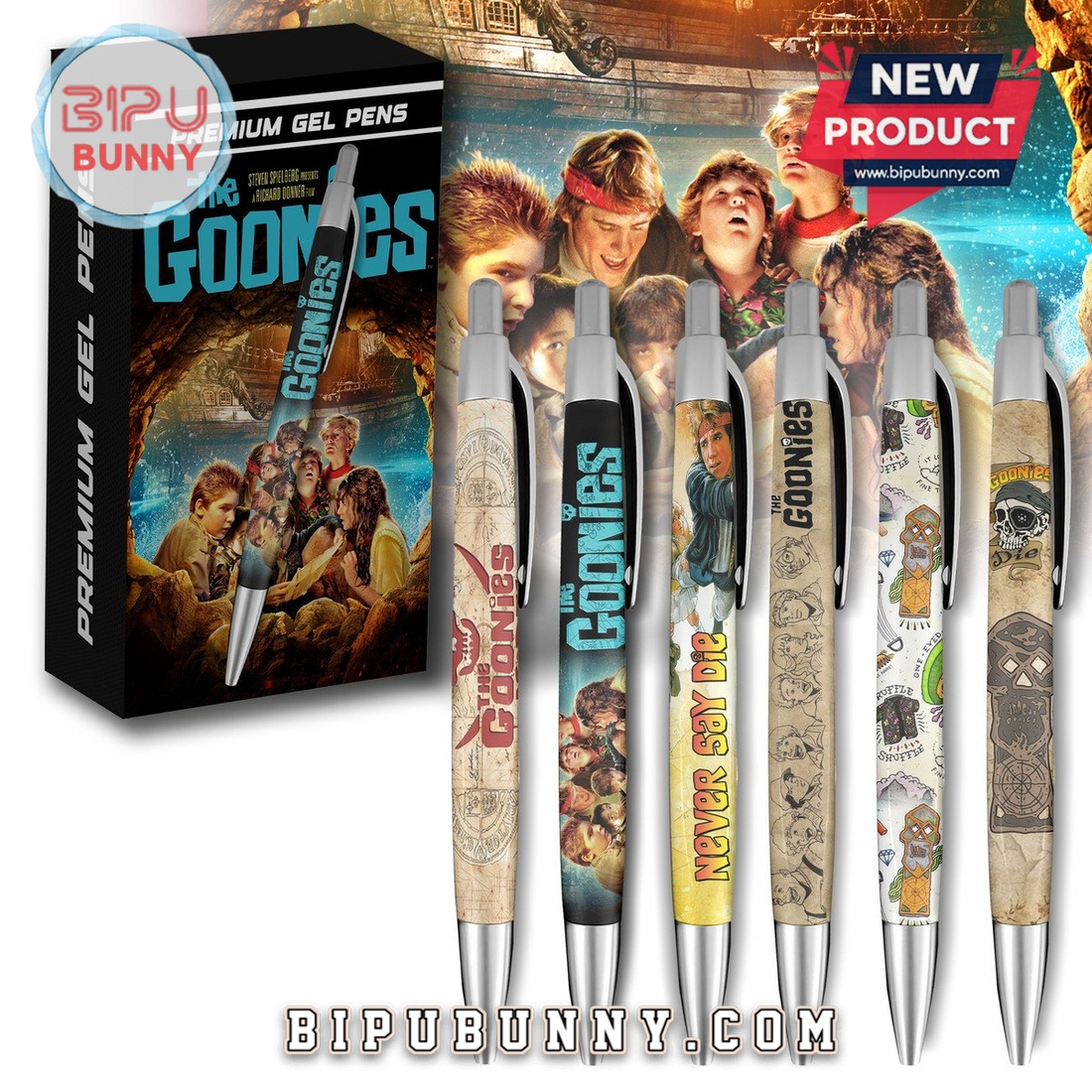 The Goonies 40th Anniversary Premium Gel Pens The Goonies 40th Anniversary Premium Gel Pens