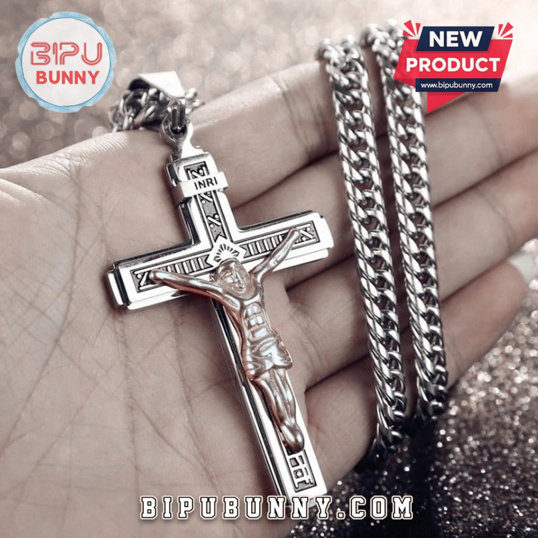 Vintage INRI Jesus Crucifix Pendant Vintage INRI Jesus Crucifix Pendant