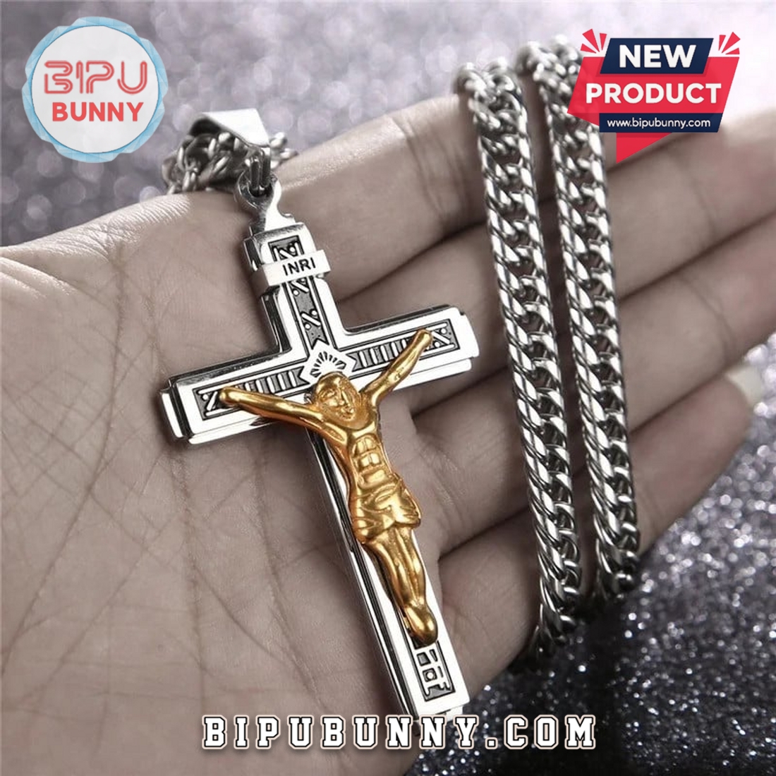 Vintage INRI Jesus Crucifix Pendant Vintage INRI Jesus Crucifix Pendant