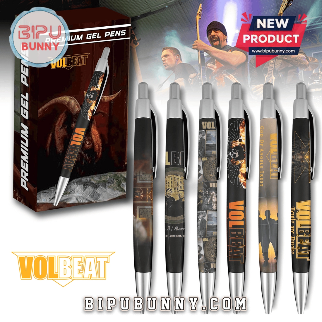 Volbeat Premium Gel Pens Volbeat Premium Gel Pens