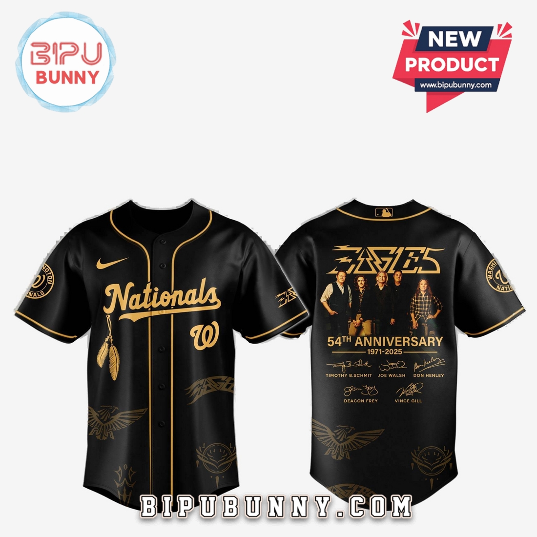 Washington Nationals MLB x Eagles Band Music 2025 Baseball Jersey Washington Nationals MLB x Eagles Band Music 2025 Baseball Jersey