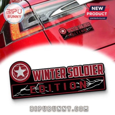 Winter Soldier Edition Laser Engraved Car Badge Winter Soldier Edition Laser Engraved Car Badge